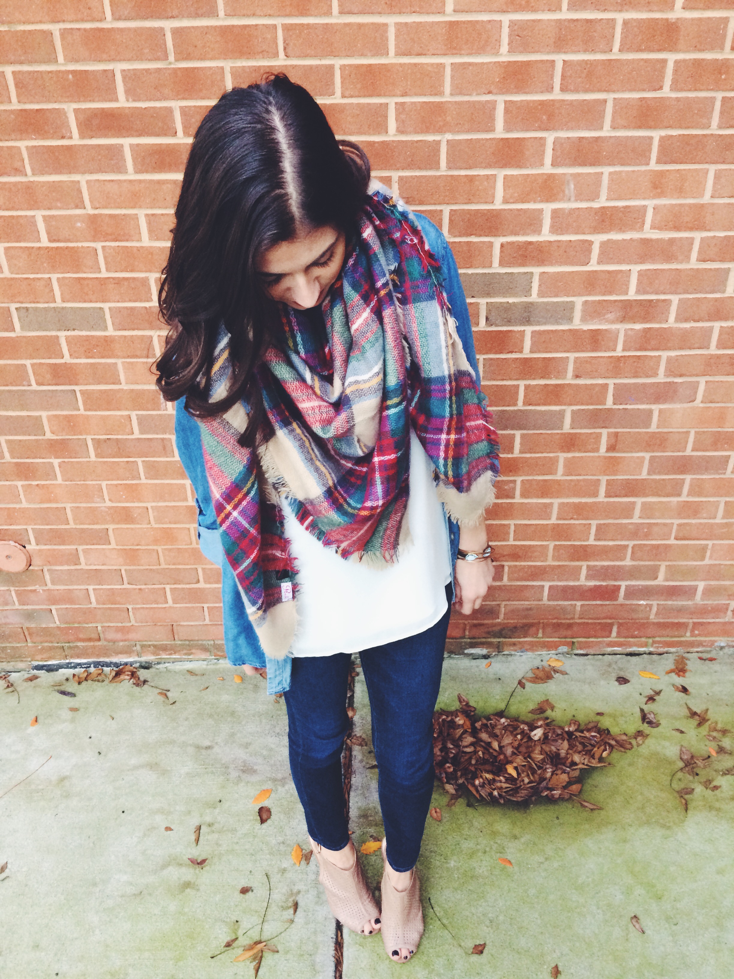 how to wear a blanket scarf Style by Liv