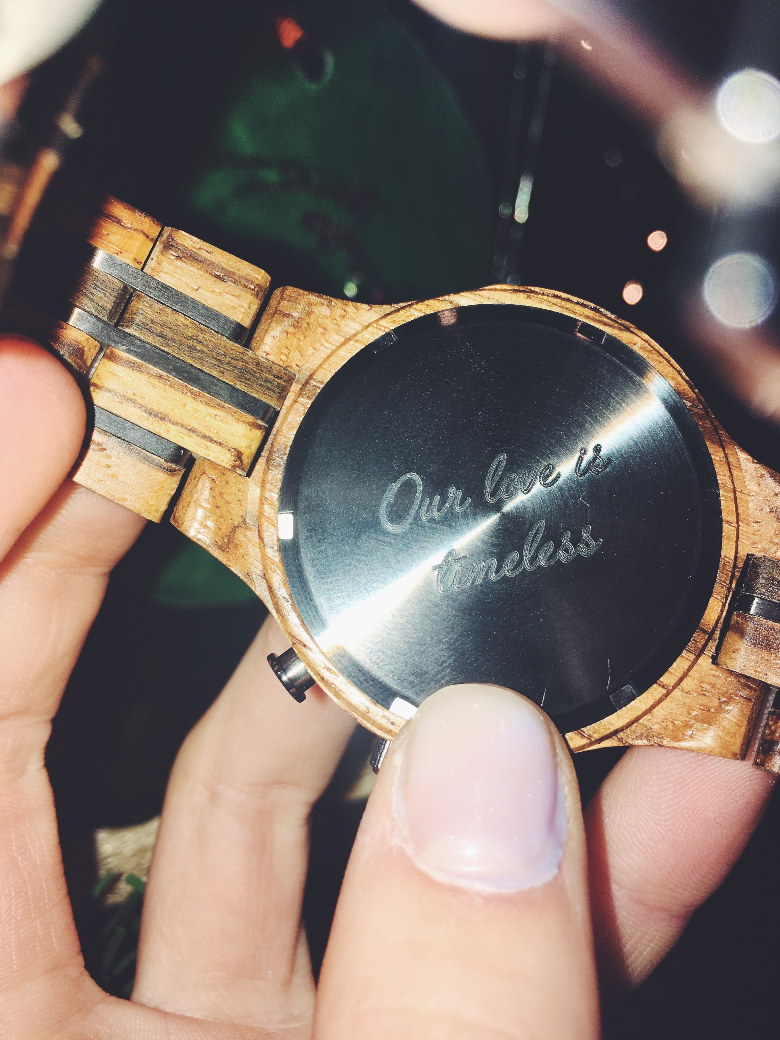 JORD Wood Watch Engraving